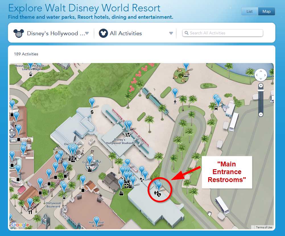 printable hollywood studios map printable hollywood studios map