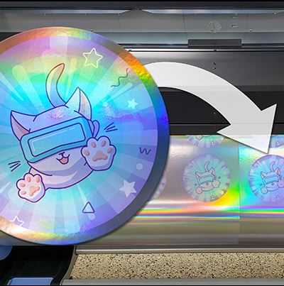 printable holographic vinyl