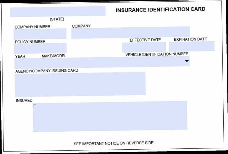 printable insurance card printable insurance card