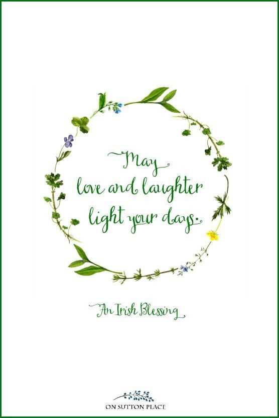 printable irish blessing printable irish blessing