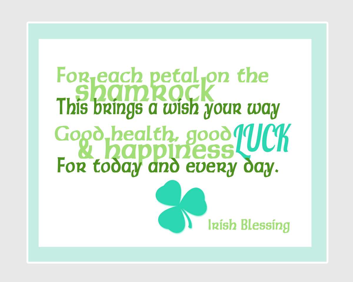 printable irish blessing printable irish blessing