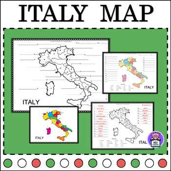 printable italy map