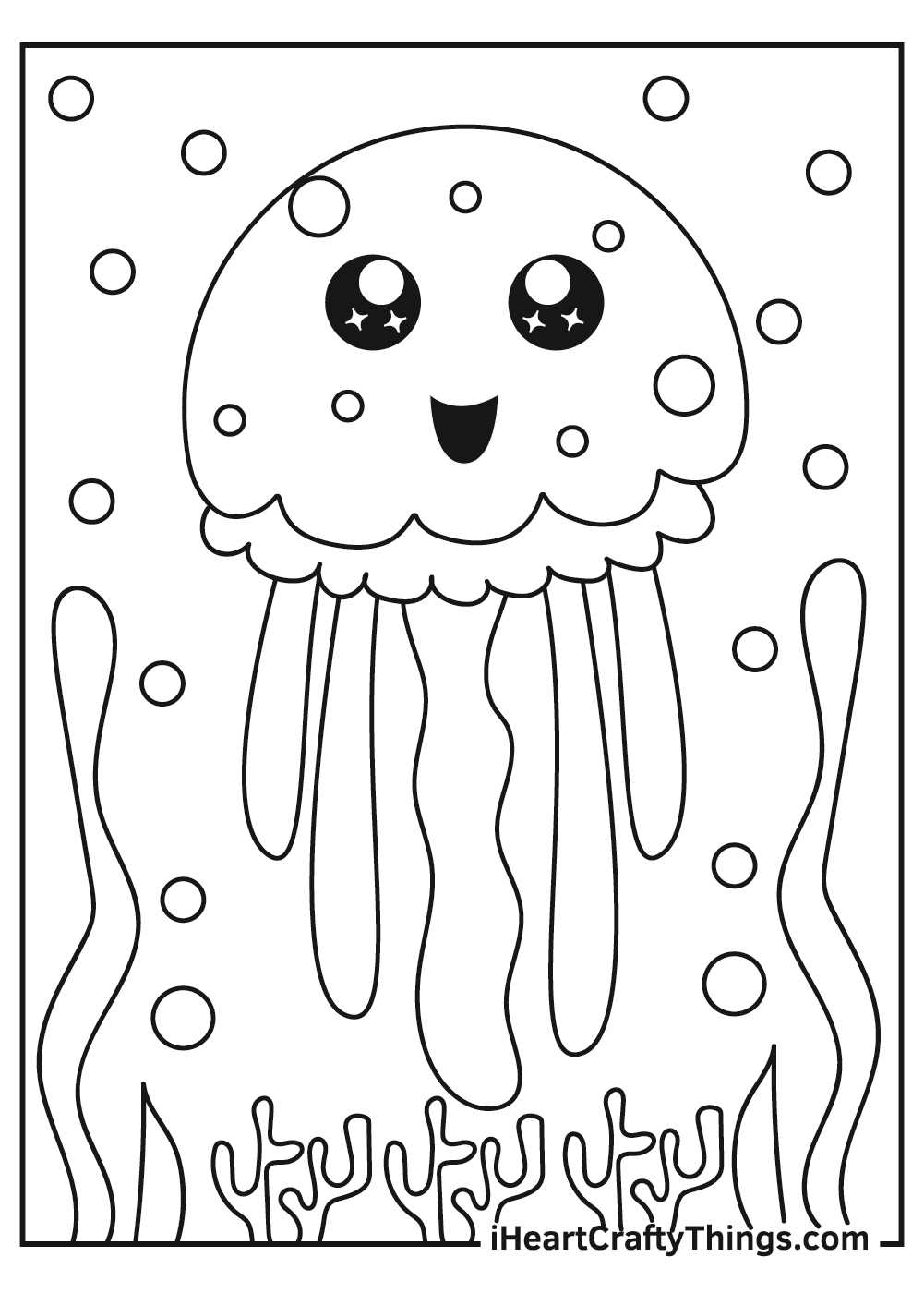 printable jellyfish coloring pages