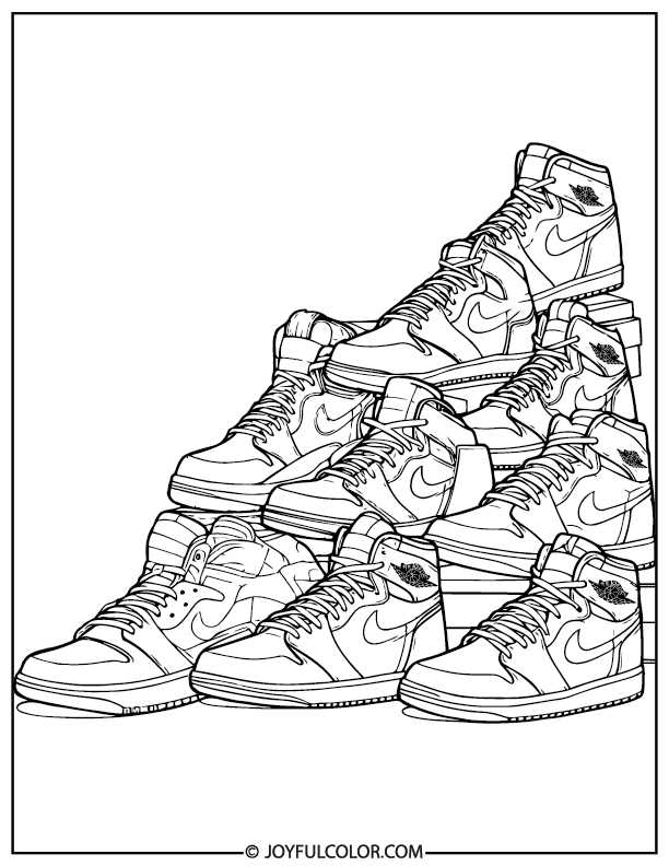 printable jordan shoes template printable jordan shoes template