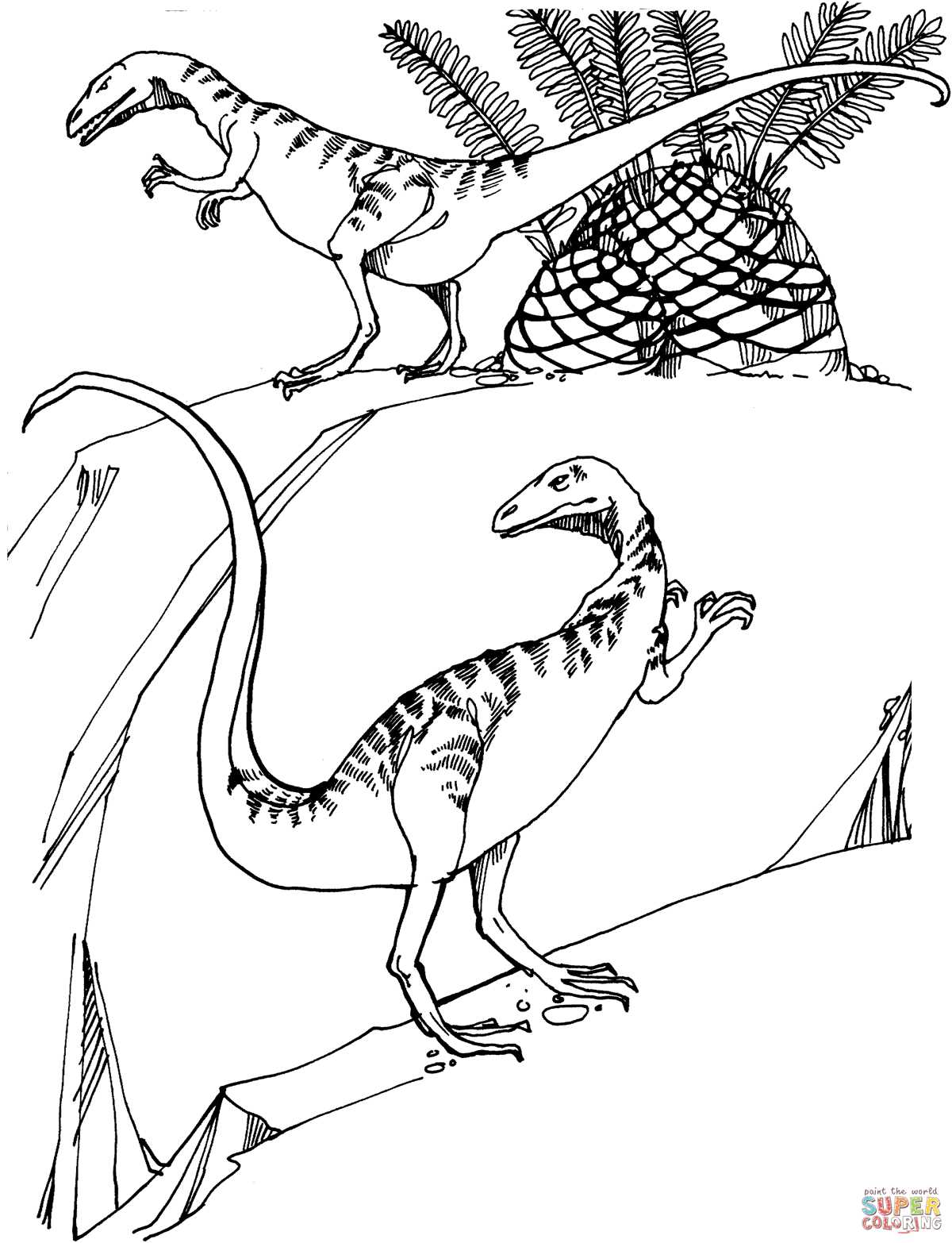 printable jurassic world coloring pages
