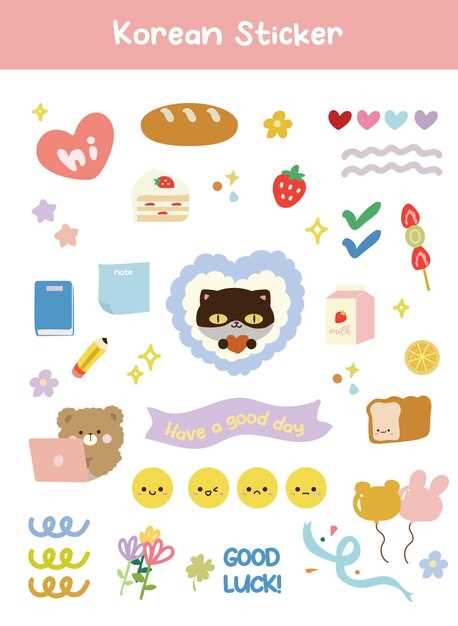 printable korean stickers
