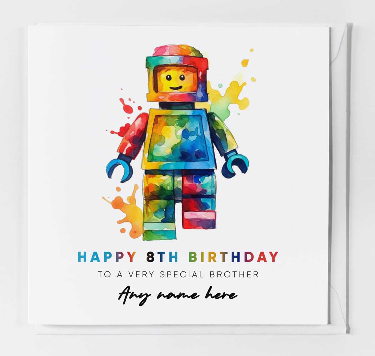 printable lego birthday card
