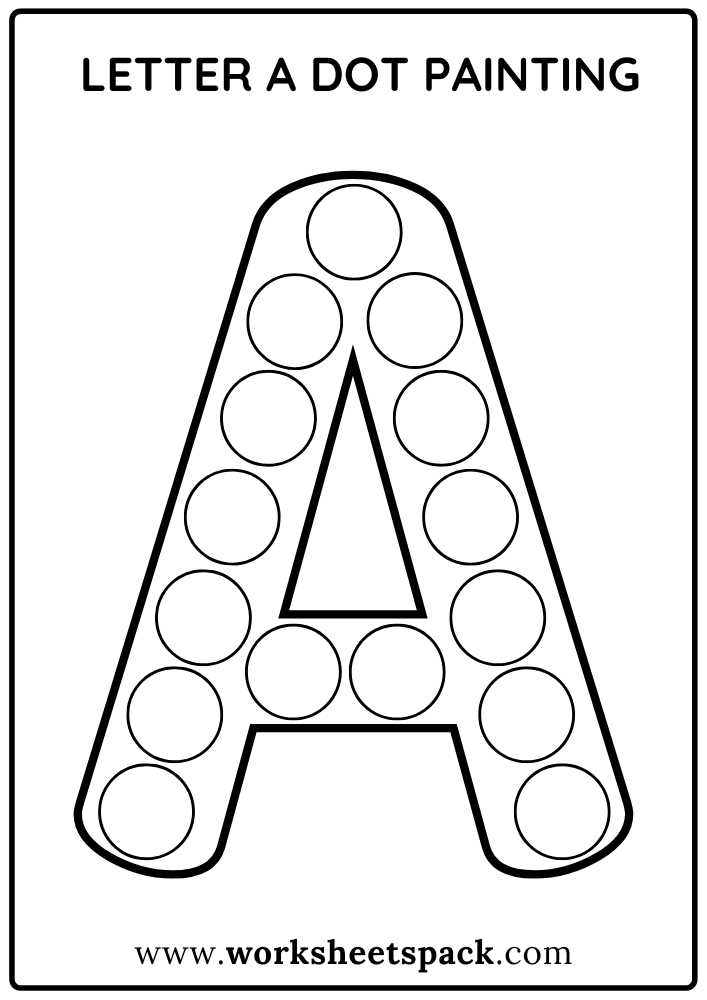 printable letter a worksheets