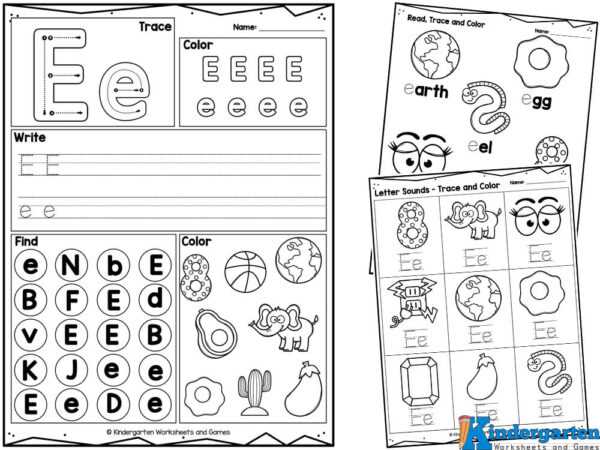 printable letter e printable letter e