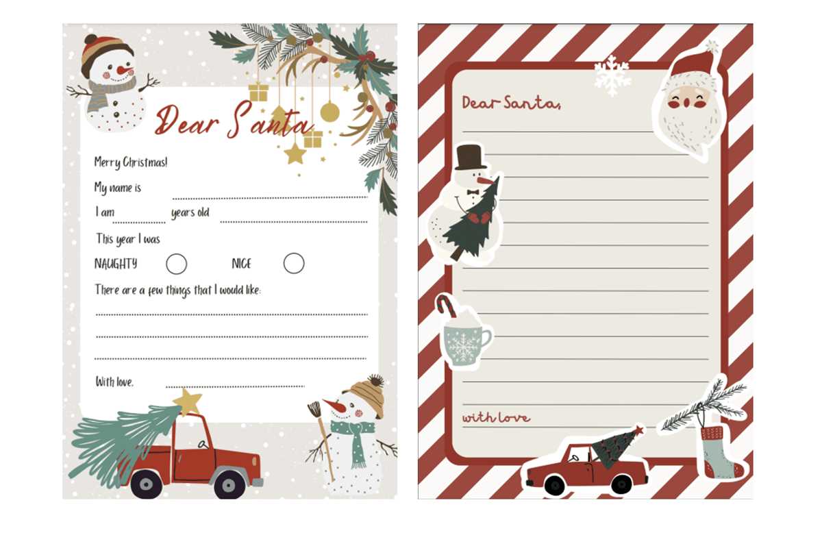printable letter to father christmas printable letter to father christmas