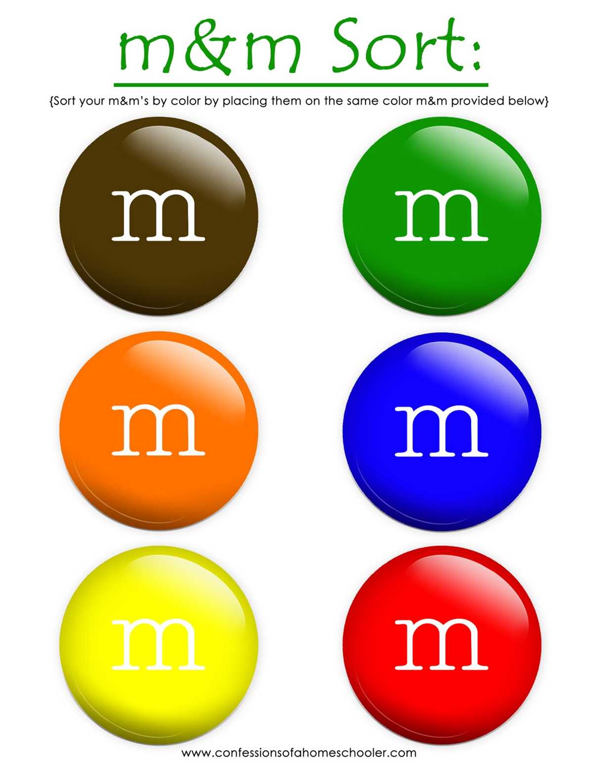 printable m and m logo