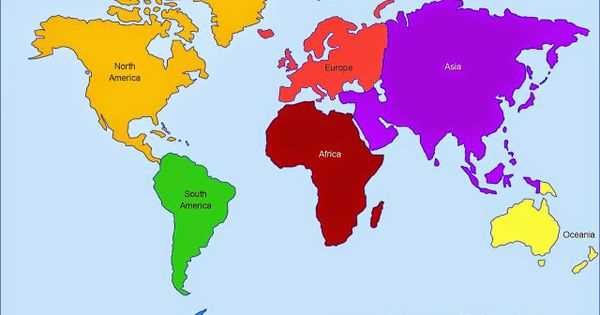 printable map of continents printable map of continents