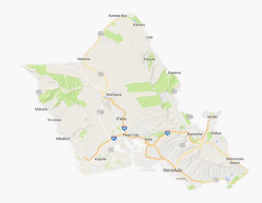 printable map of oahu printable map of oahu