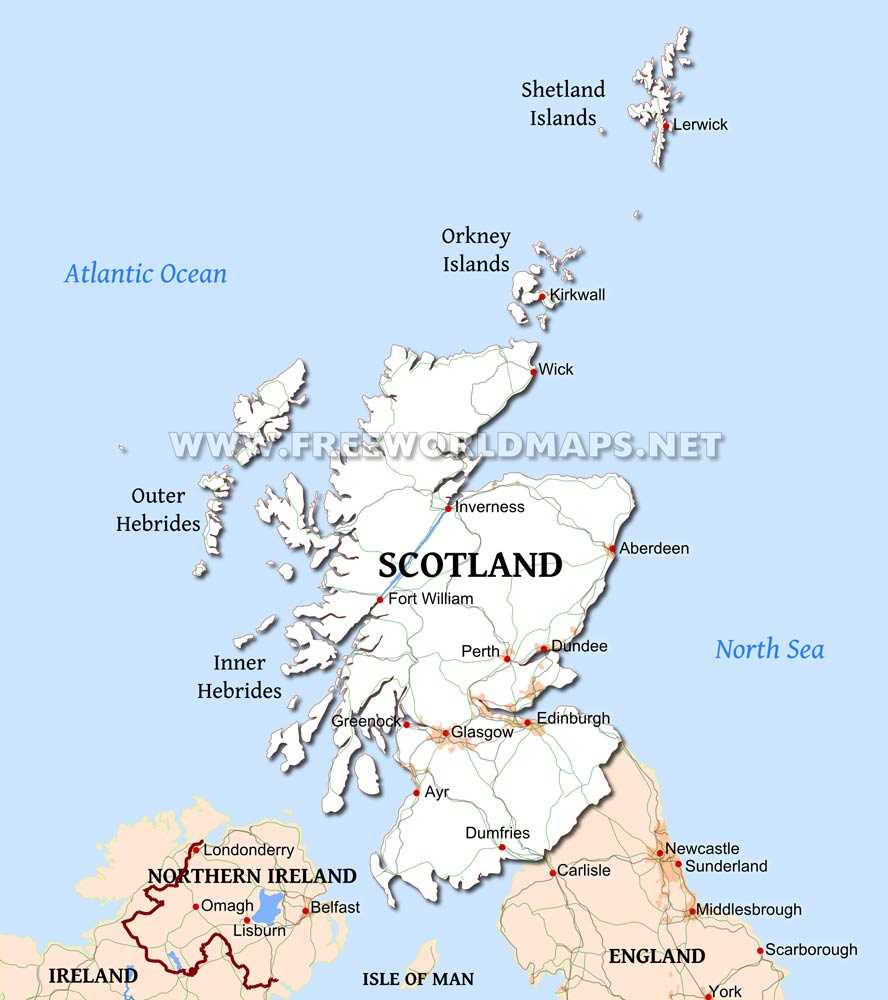 printable map of scotland printable map of scotland