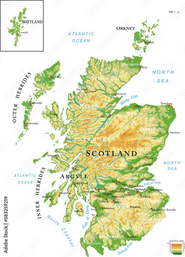 printable map of scotland printable map of scotland