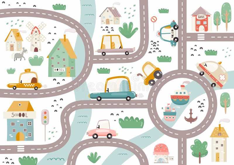 printable maps for preschoolers