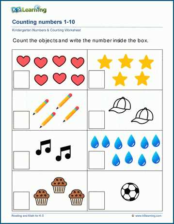 printable math sheets for kindergarten