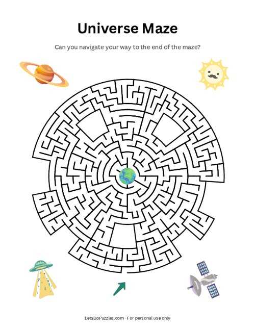 printable maze sheets