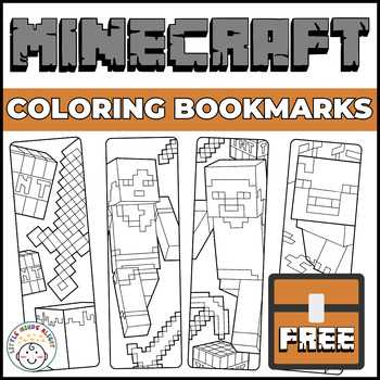 printable minecraft bookmarks