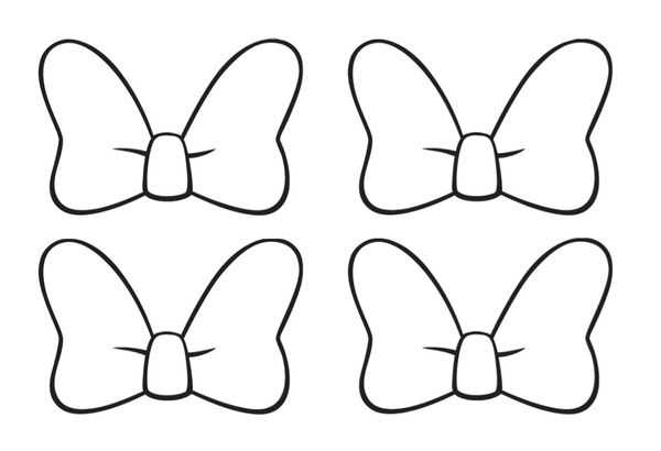 printable minnie mouse bow printable minnie mouse bow