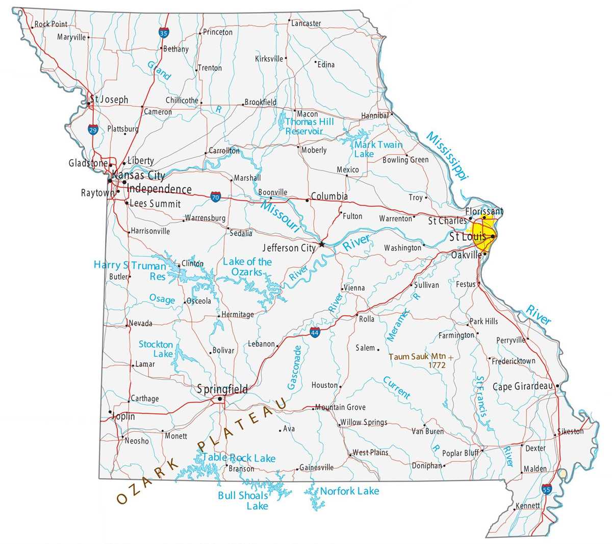 printable missouri county map printable missouri county map