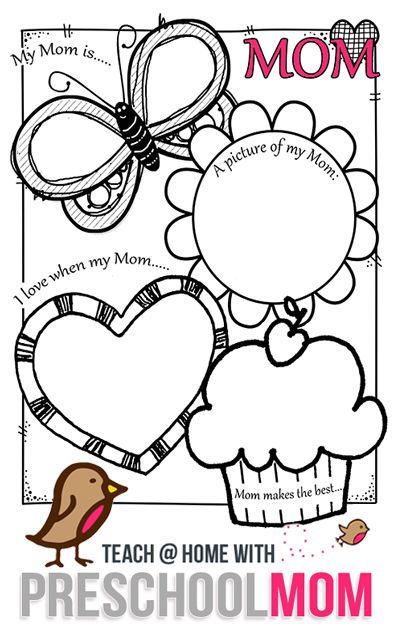 printable mothers day craft template printable mothers day craft template