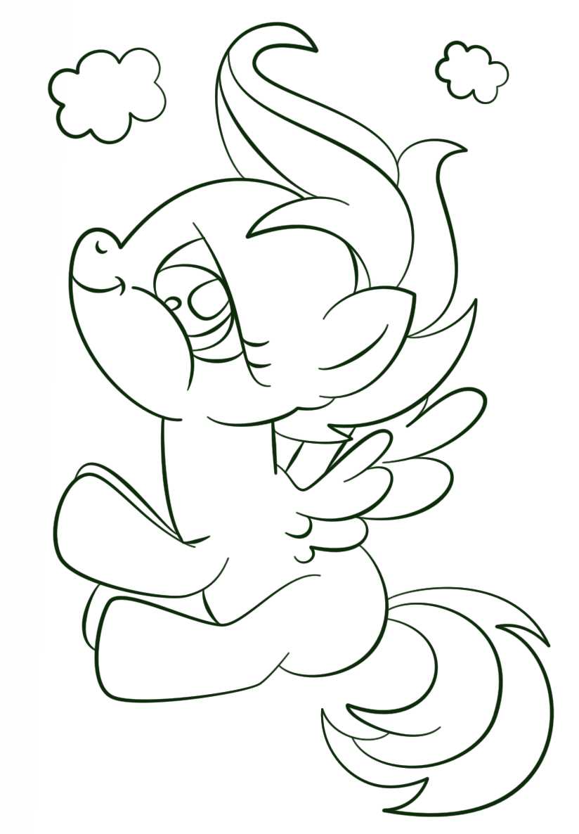 printable my little pony colouring pages