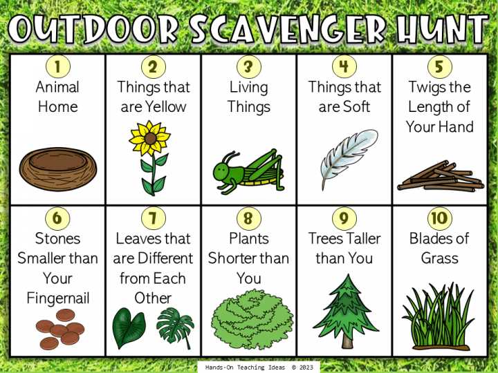 printable nature scavenger hunts printable nature scavenger hunts
