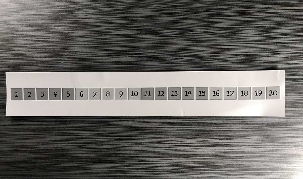 printable number path to 20 printable number path to 20