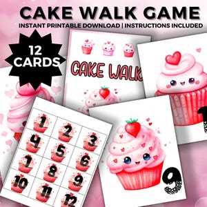 printable numbers for cake walk