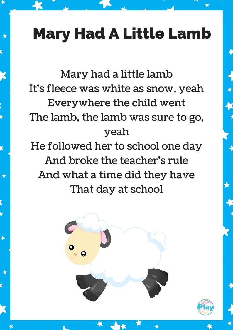 printable nursery rhymes lyrics printable nursery rhymes lyrics
