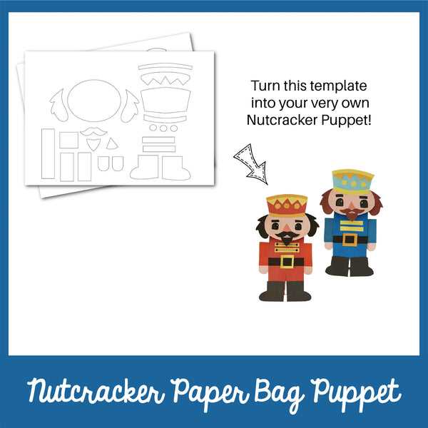 printable nutcracker craft printable nutcracker craft