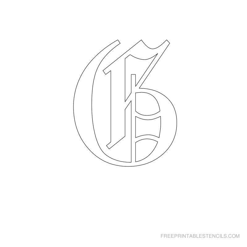printable old english alphabet letters