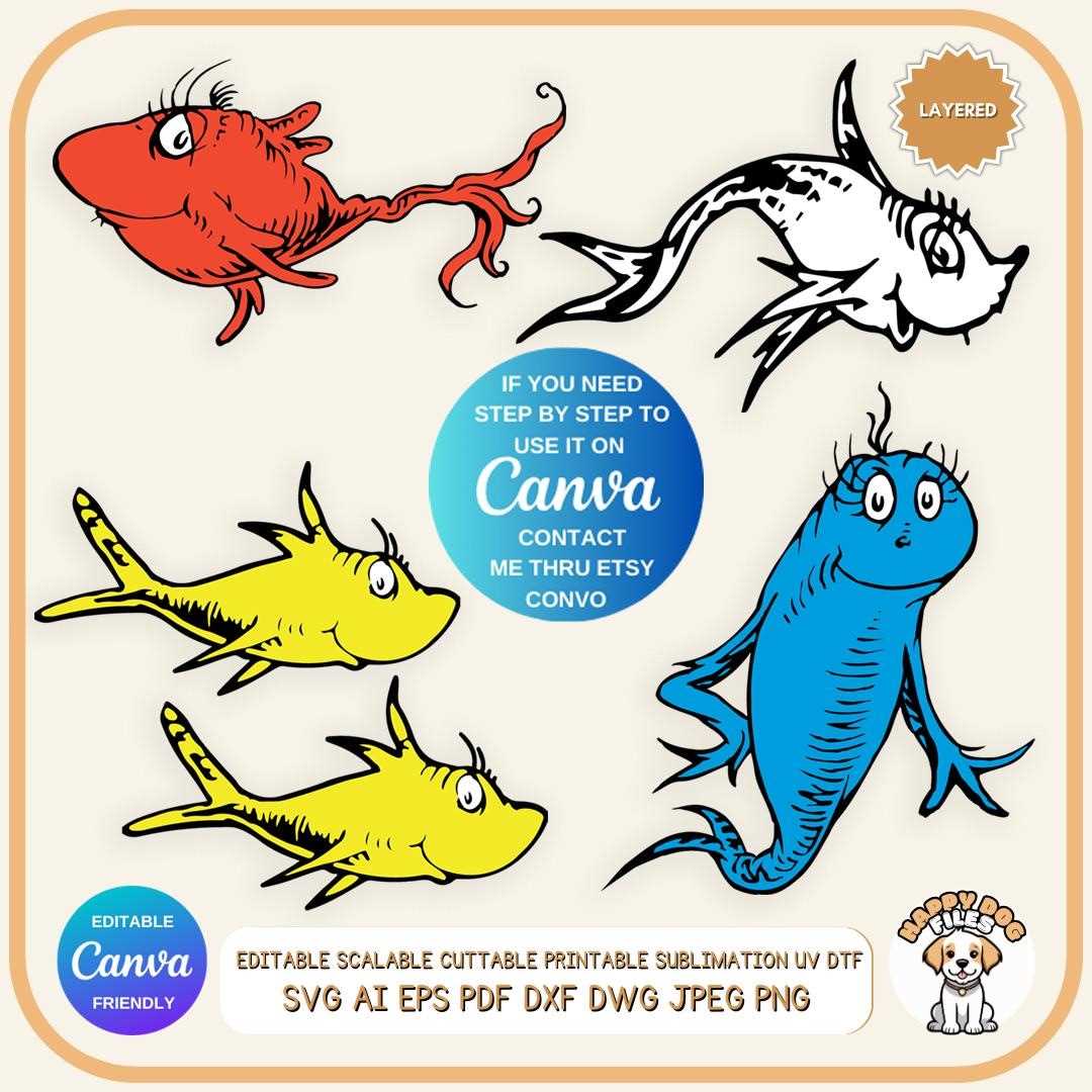 printable one fish two fish