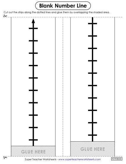 printable open number line printable open number line