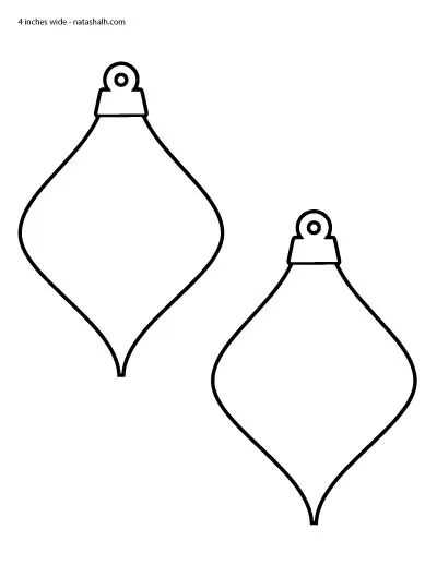 printable ornament outline