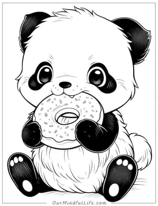 printable panda coloring pages