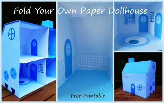 printable paper dollhouse printable paper dollhouse