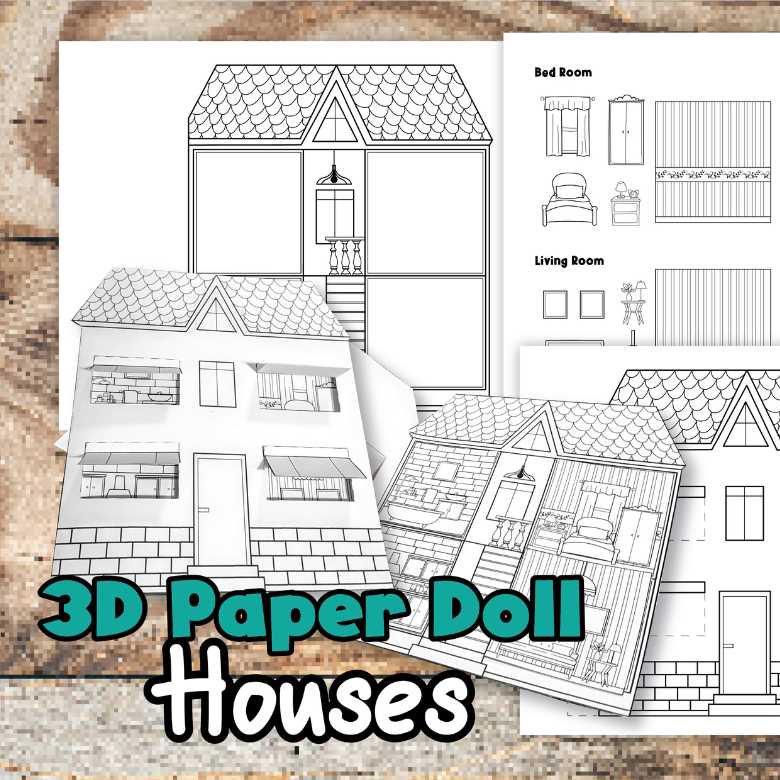 printable paper houses
