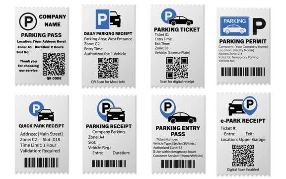 printable parking ticket template word