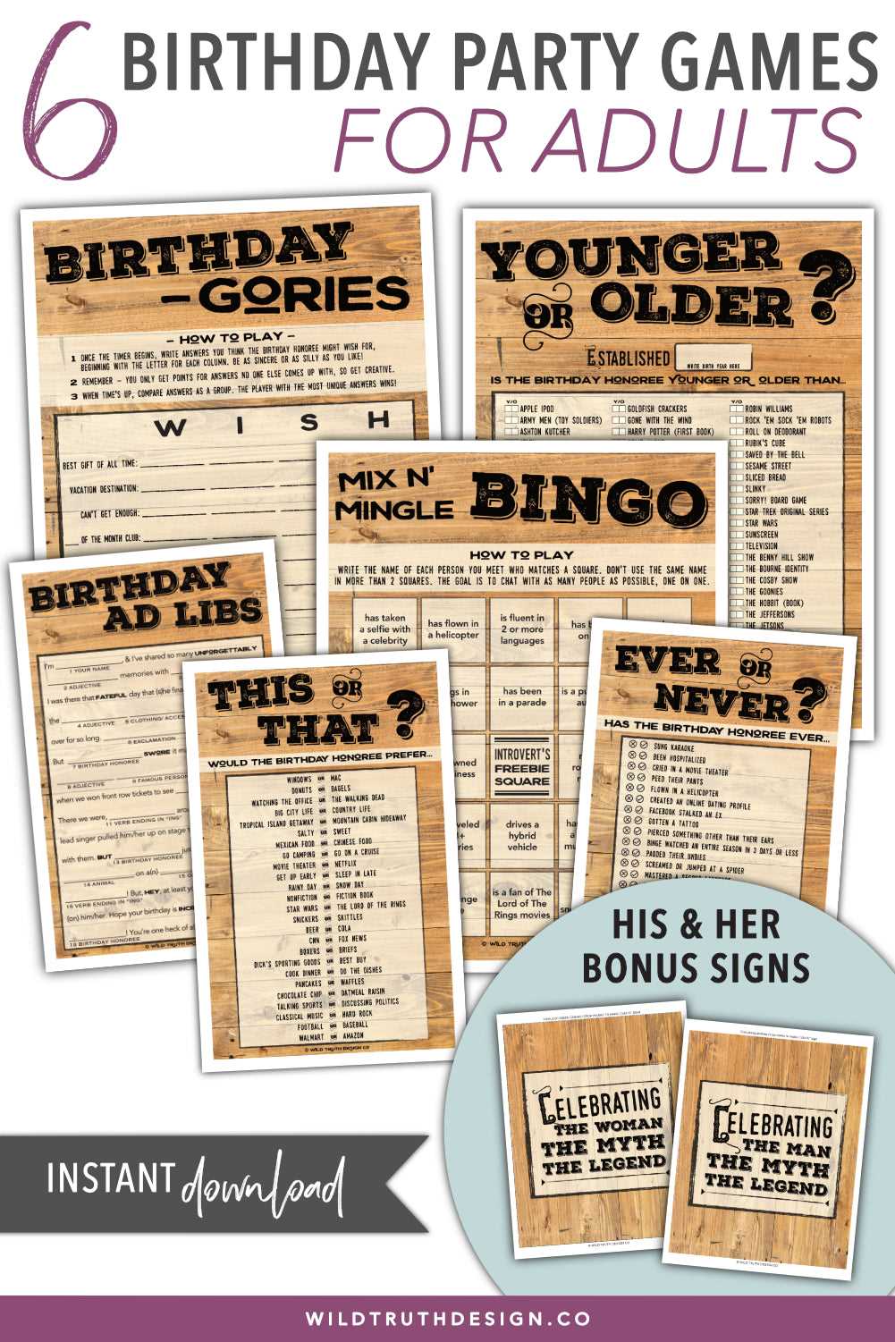 printable party games for adults
