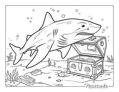 printable picture of a shark printable picture of a shark