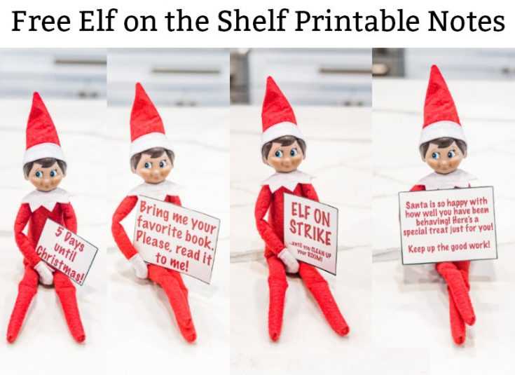 printable pictures of elf on the shelf