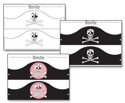 printable pirate hat template printable pirate hat template