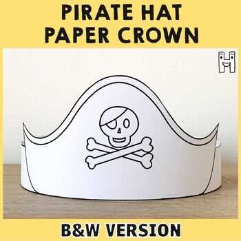 printable pirate hat template printable pirate hat template