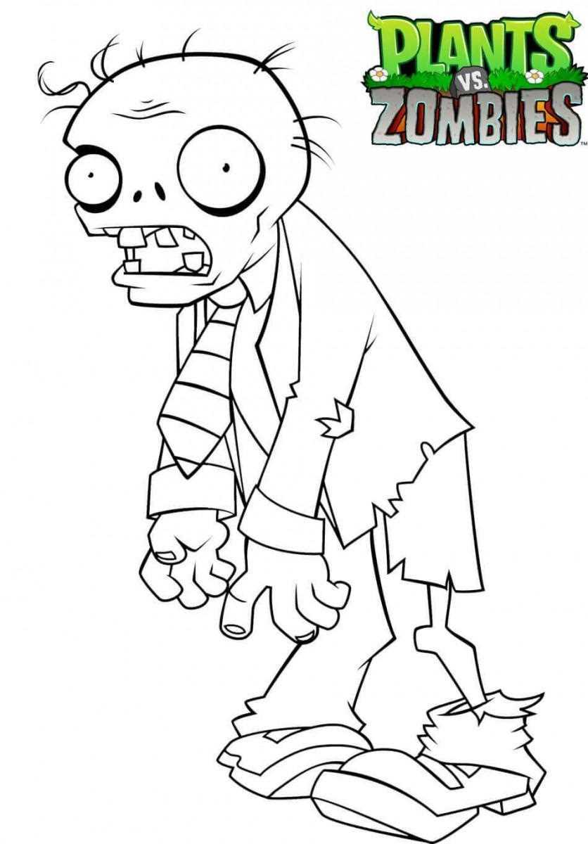 printable plants vs zombies 2 coloring pages