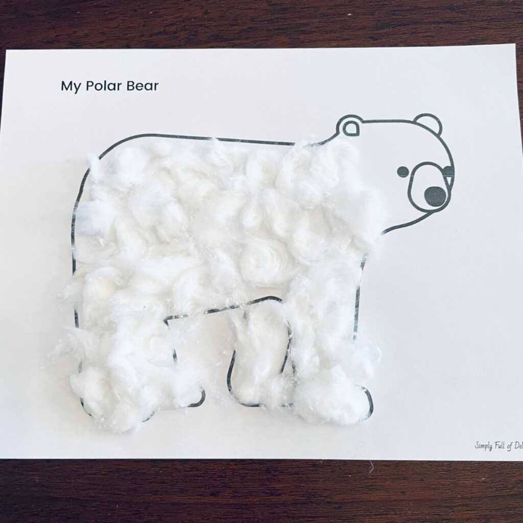 printable polar bear printable polar bear