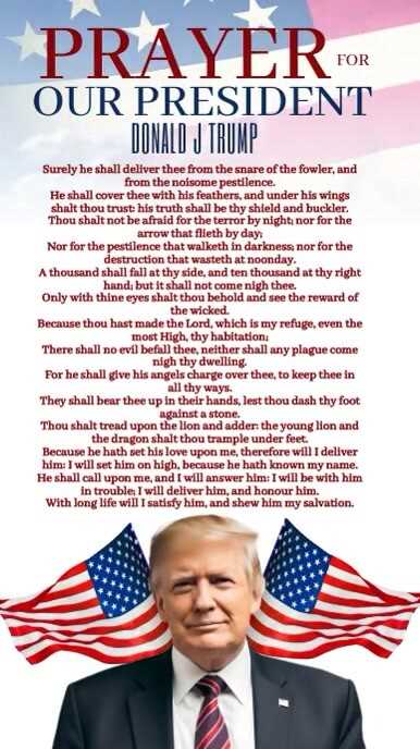 printable psalm 91 prayer
