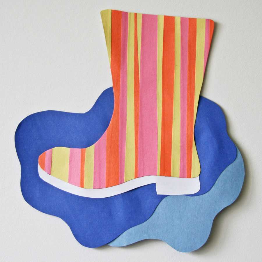 printable rain boot template
