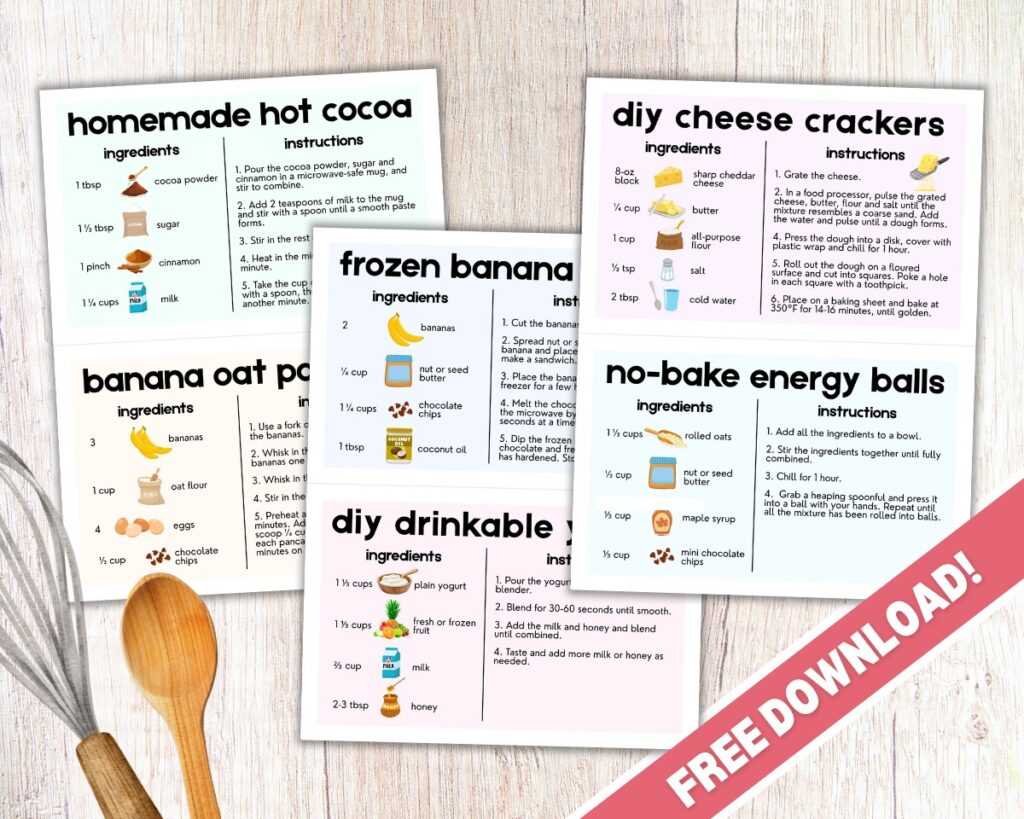 printable recipe cards printable recipe cards